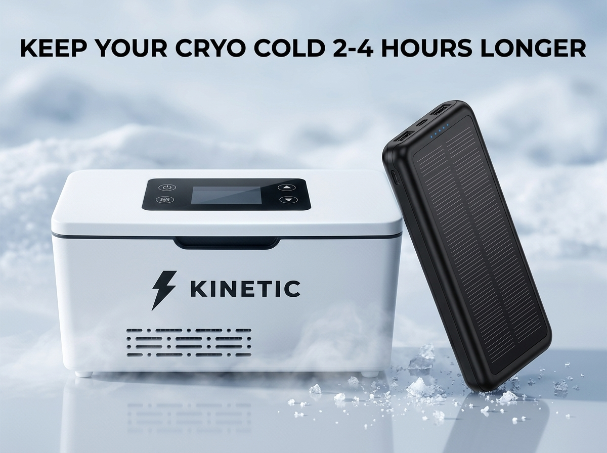 Kinetic 20000mAh Solar Powered Portable Charger
