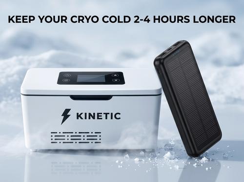 Kinetic 20000mAh Solar Powered Portable Charger